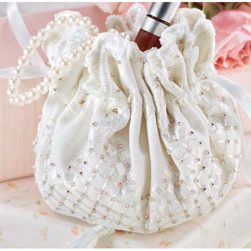 wedding day purse for bride